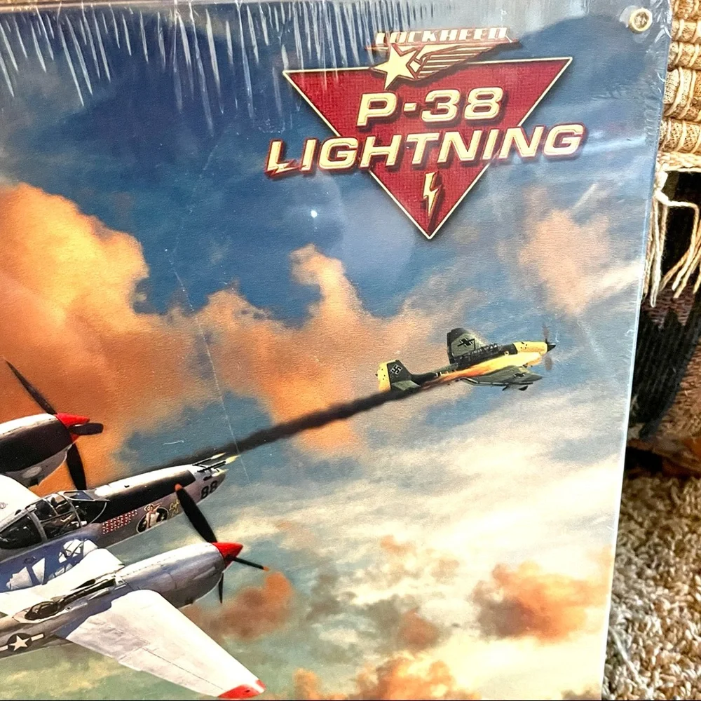 NEW Heavy Duty Steel Lockheed P-38 Lightning Metal Sign
